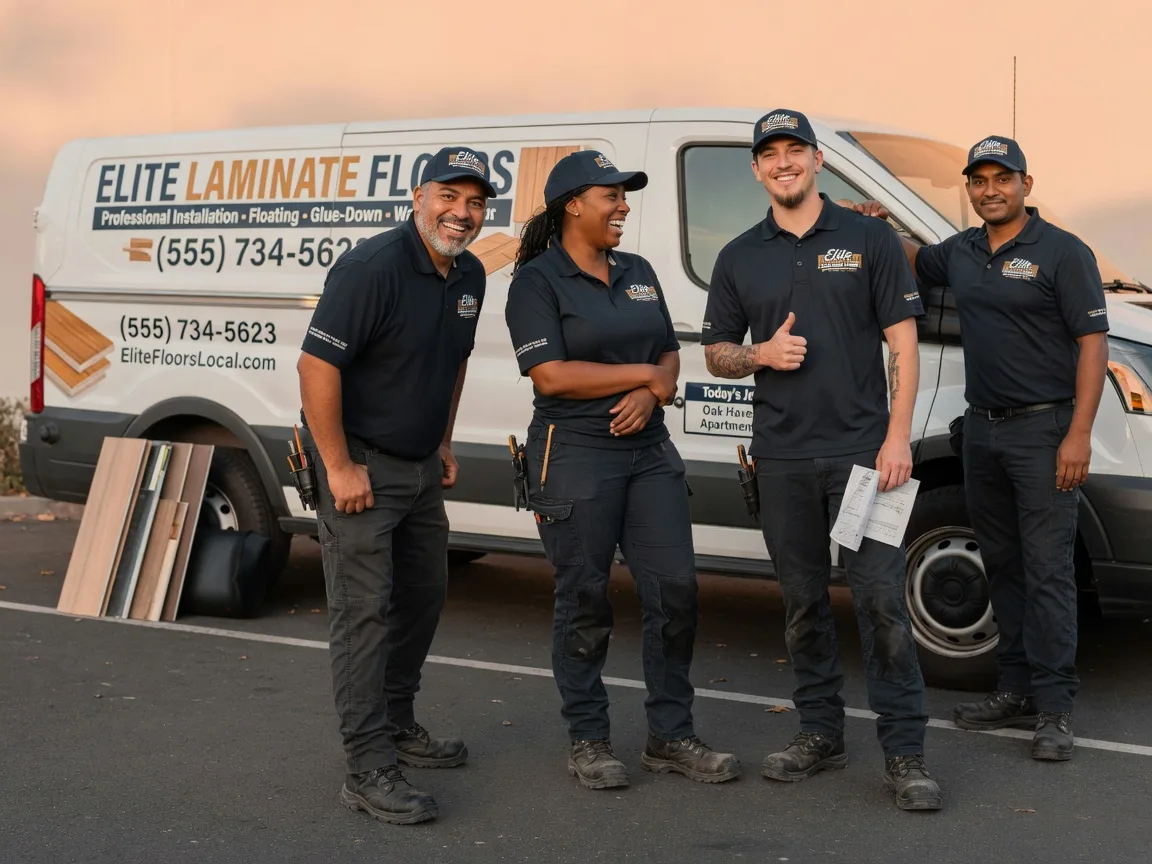 Laminate flooring installation company in Fenwick, MI